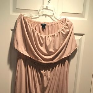 Off the should maxi dress